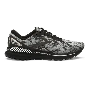 Men's Brooks Adrenaline GTS 23, White/Grey/Black, 13 D Medium