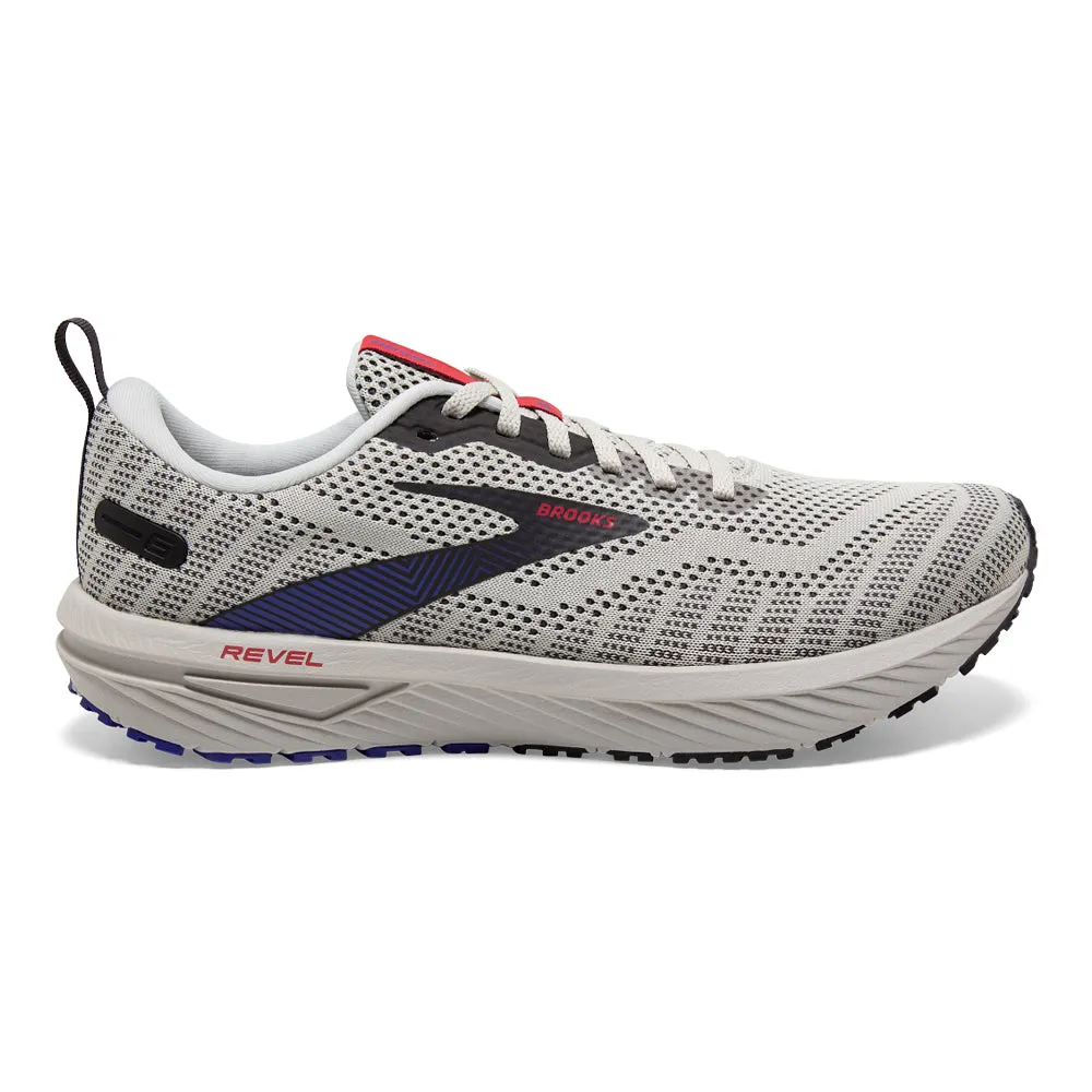 Men's Brooks Revel 6, Dawn Blue/Cayenne/Nine Iron, 12.5 D Medium