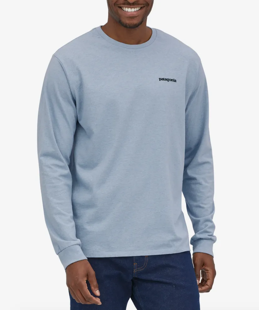 Men's Long-Sleeved P-6 Logo Responsibili-Tee