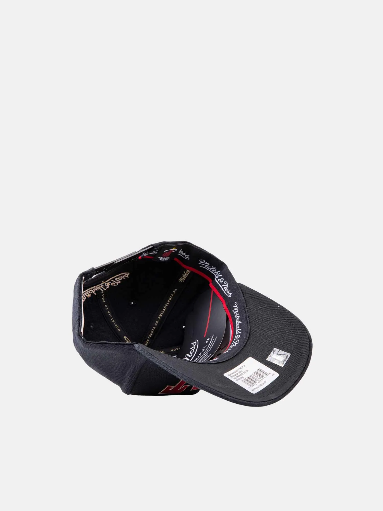 Mitchell & Ness Miami Heat Pennant Stretch Snapback - Black