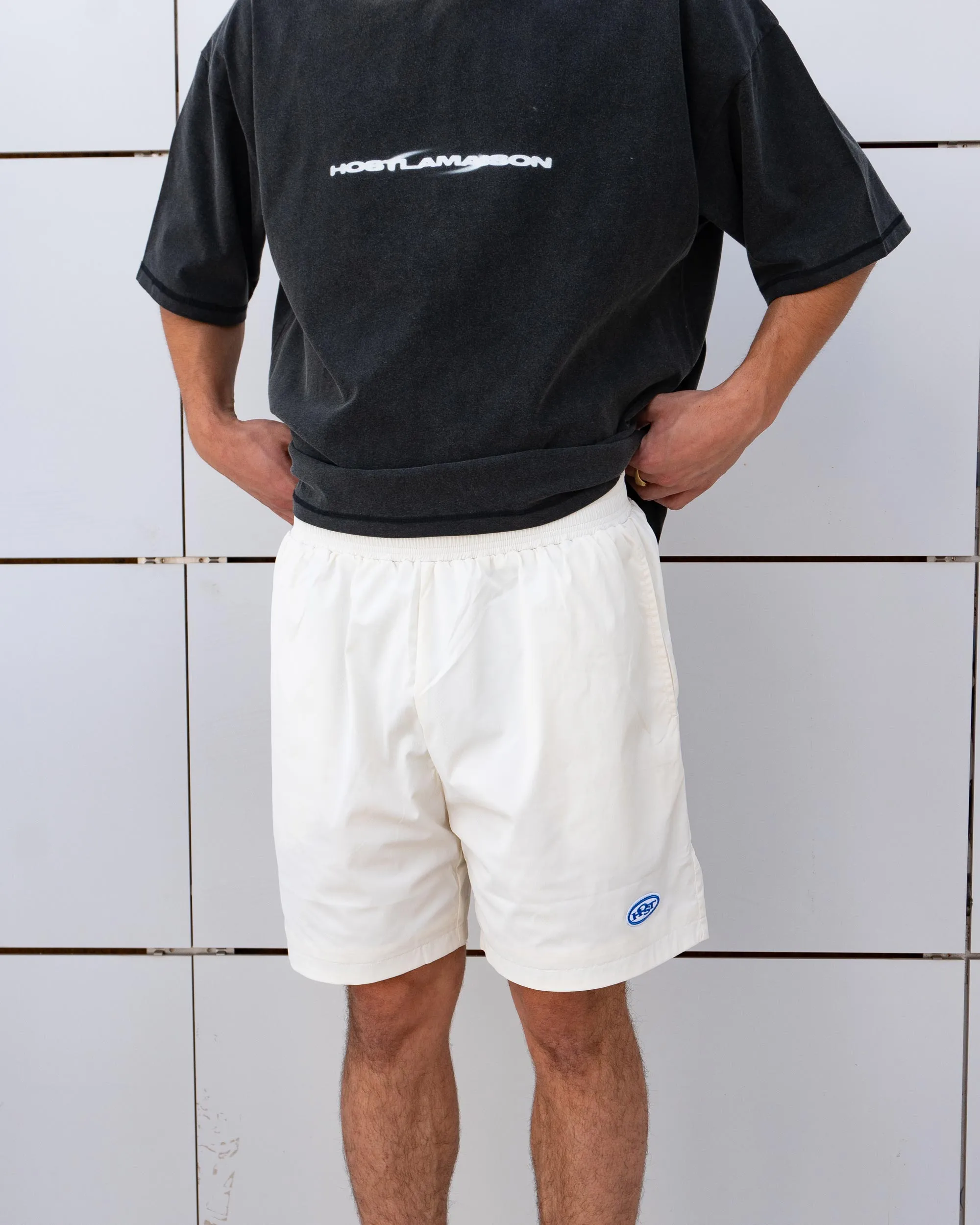 OFF-WHITE NYLON SHORTS