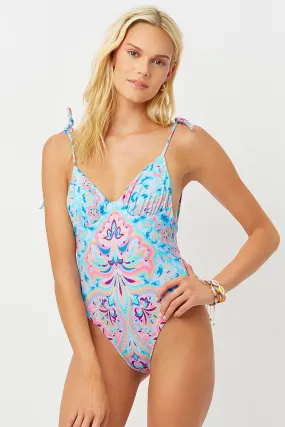 Otis Cheeky One Piece Swimsuit - Scarf