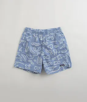 Patagonia Funhoggers Shorts - Channel Islands: Vessel Blue