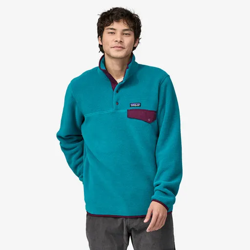 PATAGONIA Men's Lightweight Synchilla® Snap-T® Fleece Pullover Belay Blue