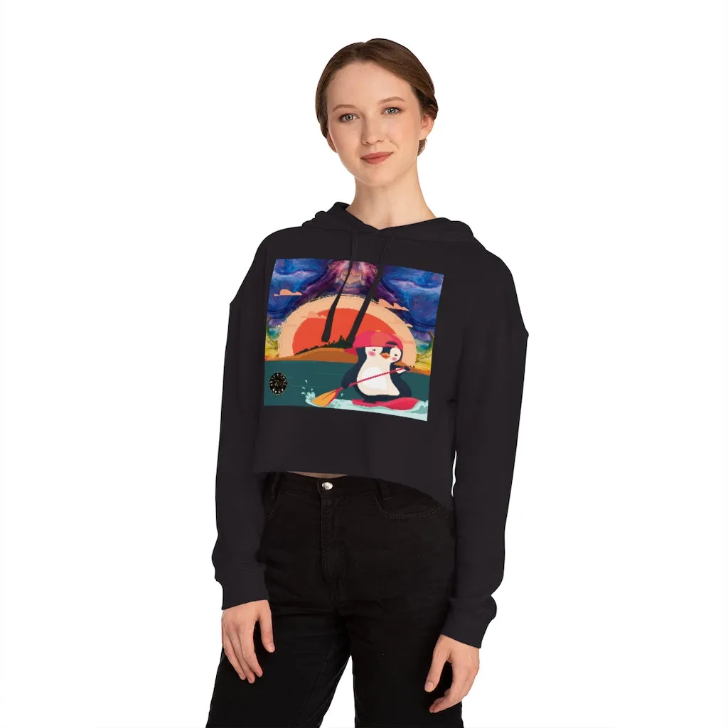 Penguin Dayz Cropped Hoodie