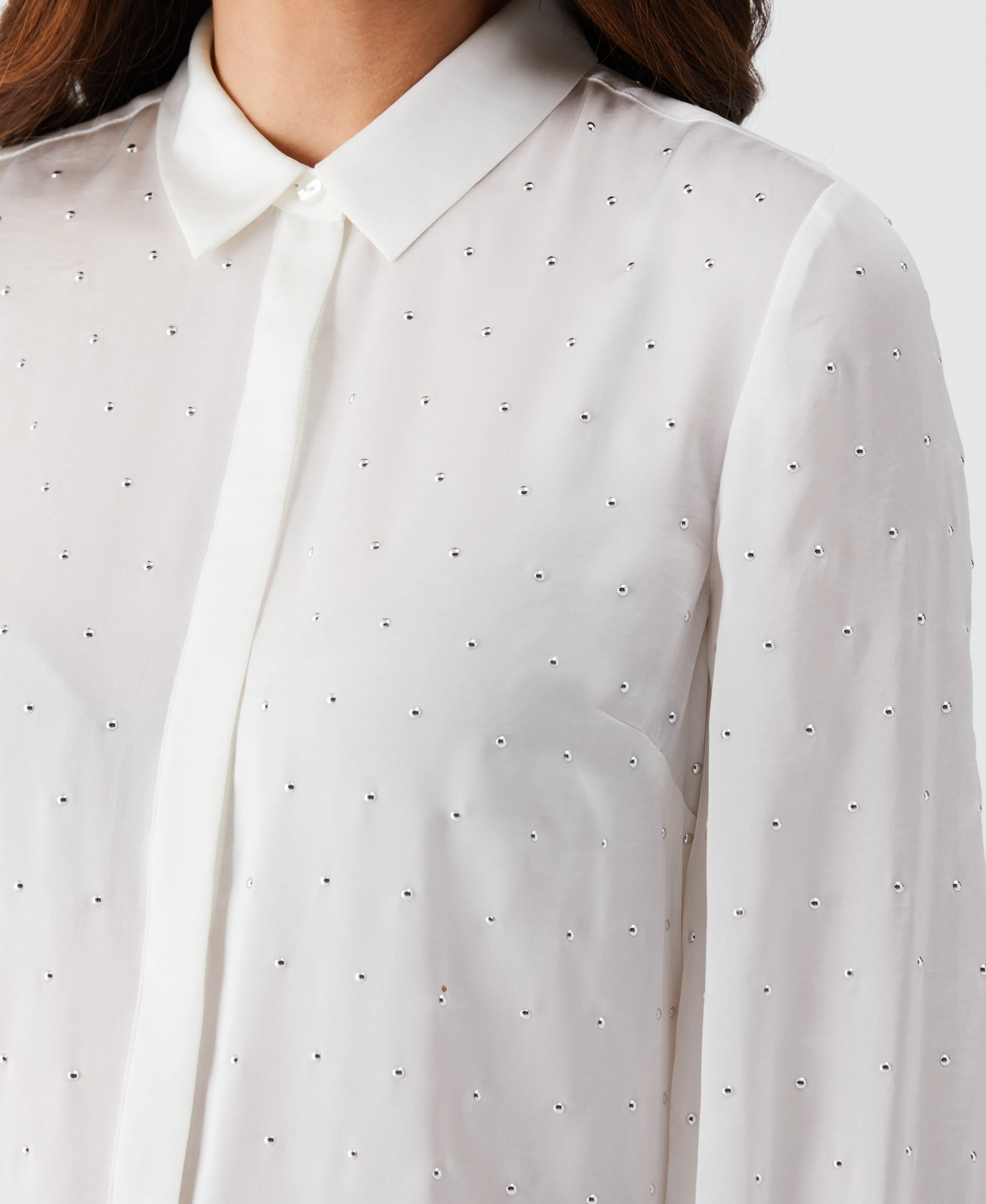 Petite Embellished Blouse