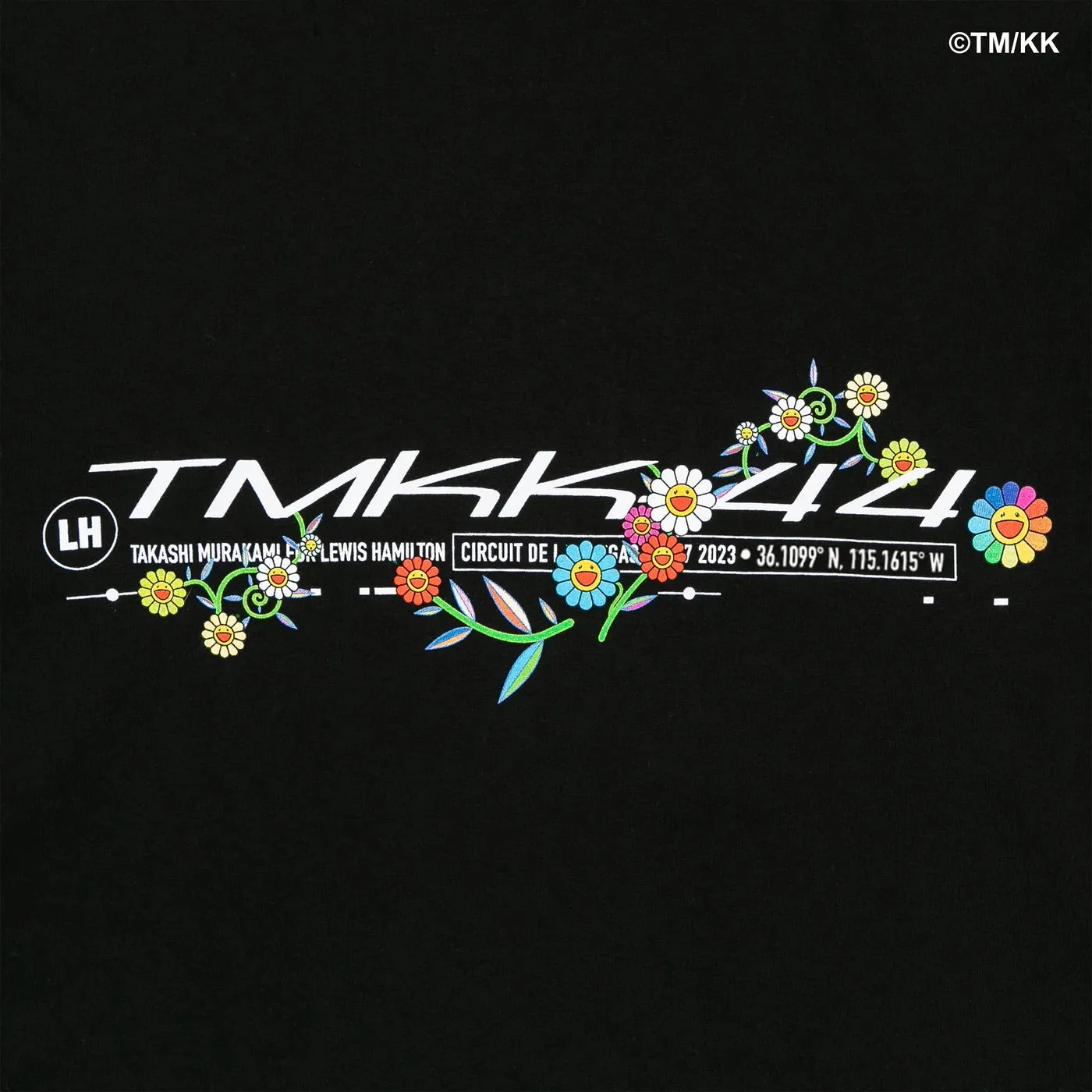 Plus 44 X Takashi Murakami World Tour Long Sleeve Tee Black