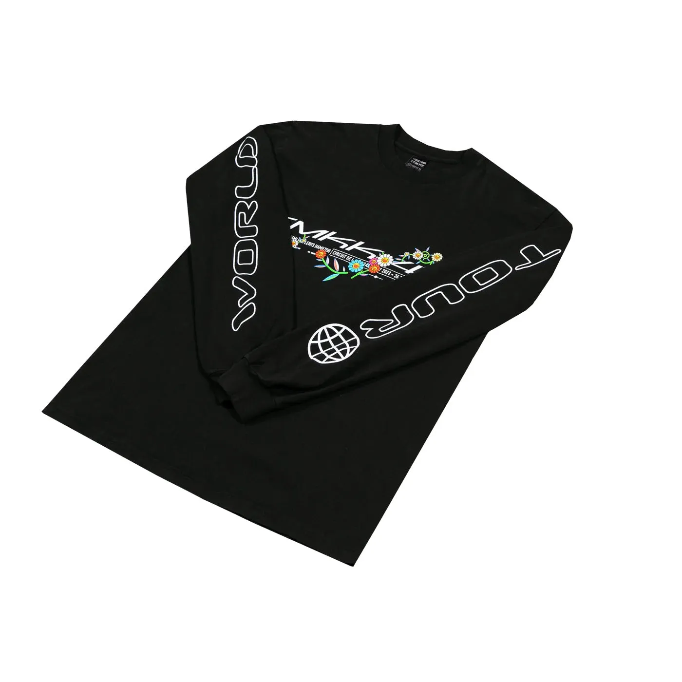 Plus 44 X Takashi Murakami World Tour Long Sleeve Tee Black