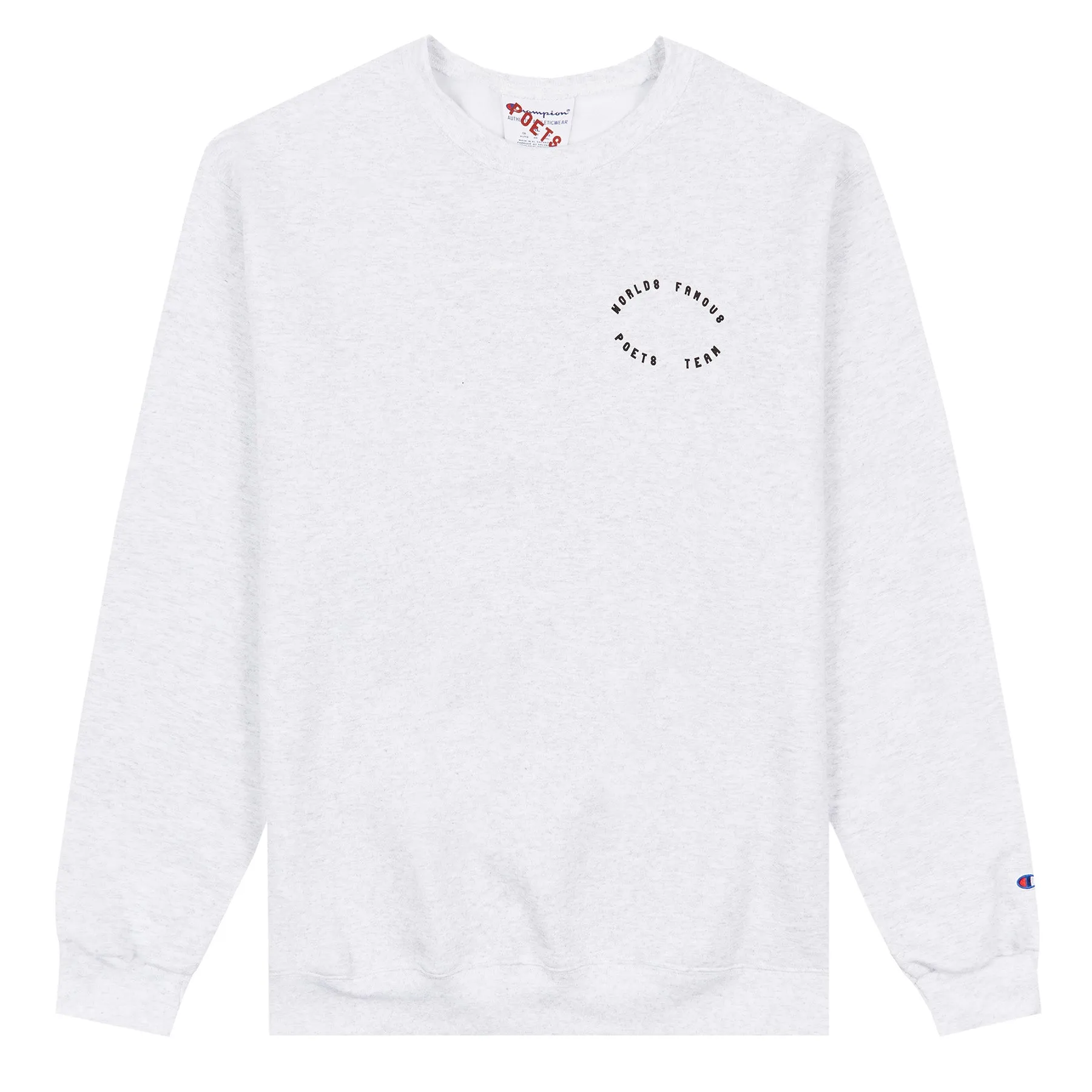 Poets World Famous Crewneck Sweatshirt Grey