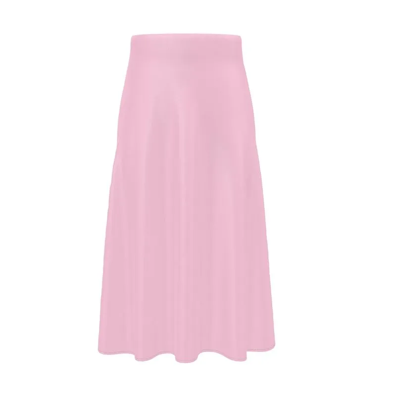 Pressed Rose Midi Skirt