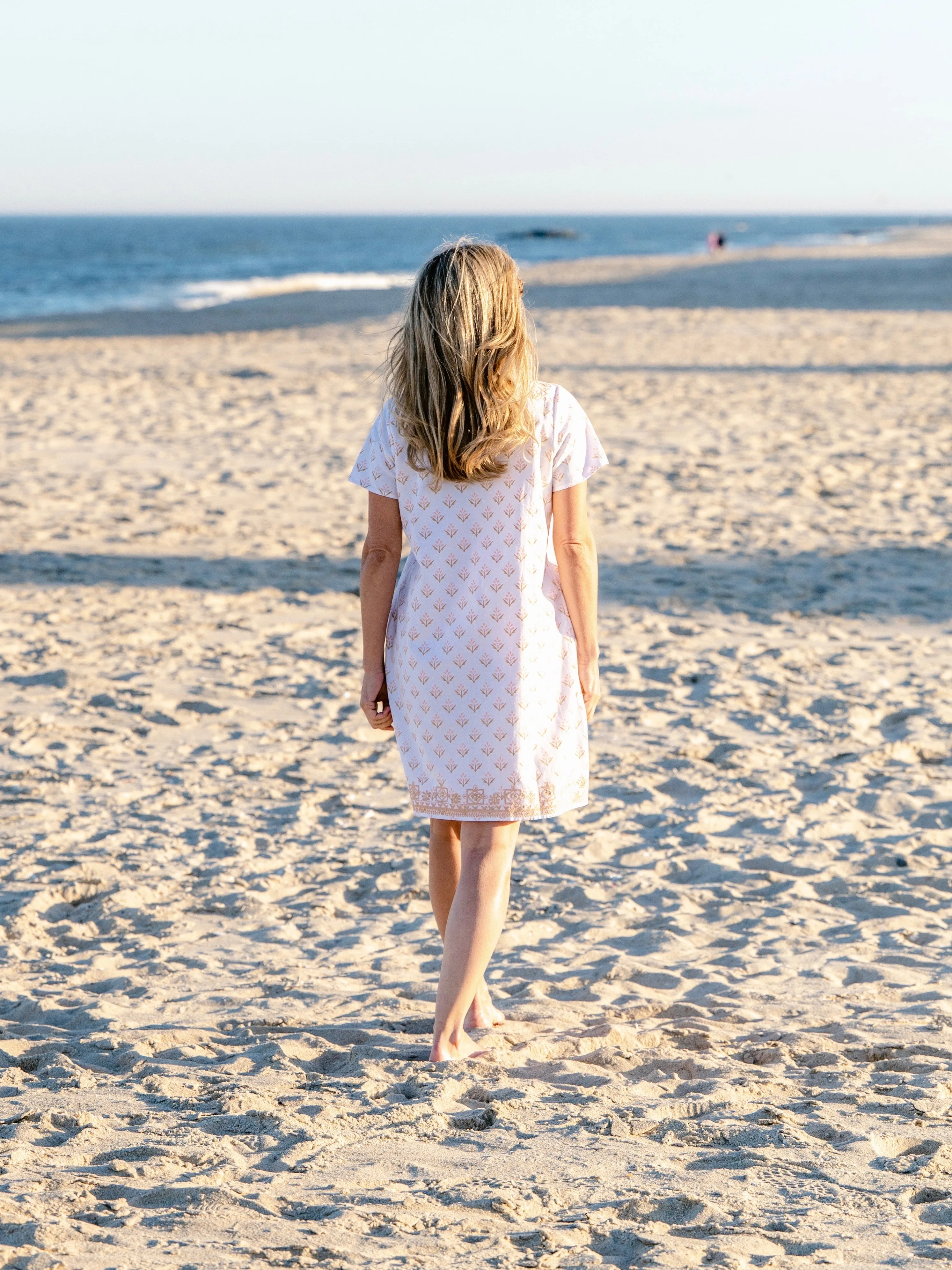 Provence  Coral Shift Dress