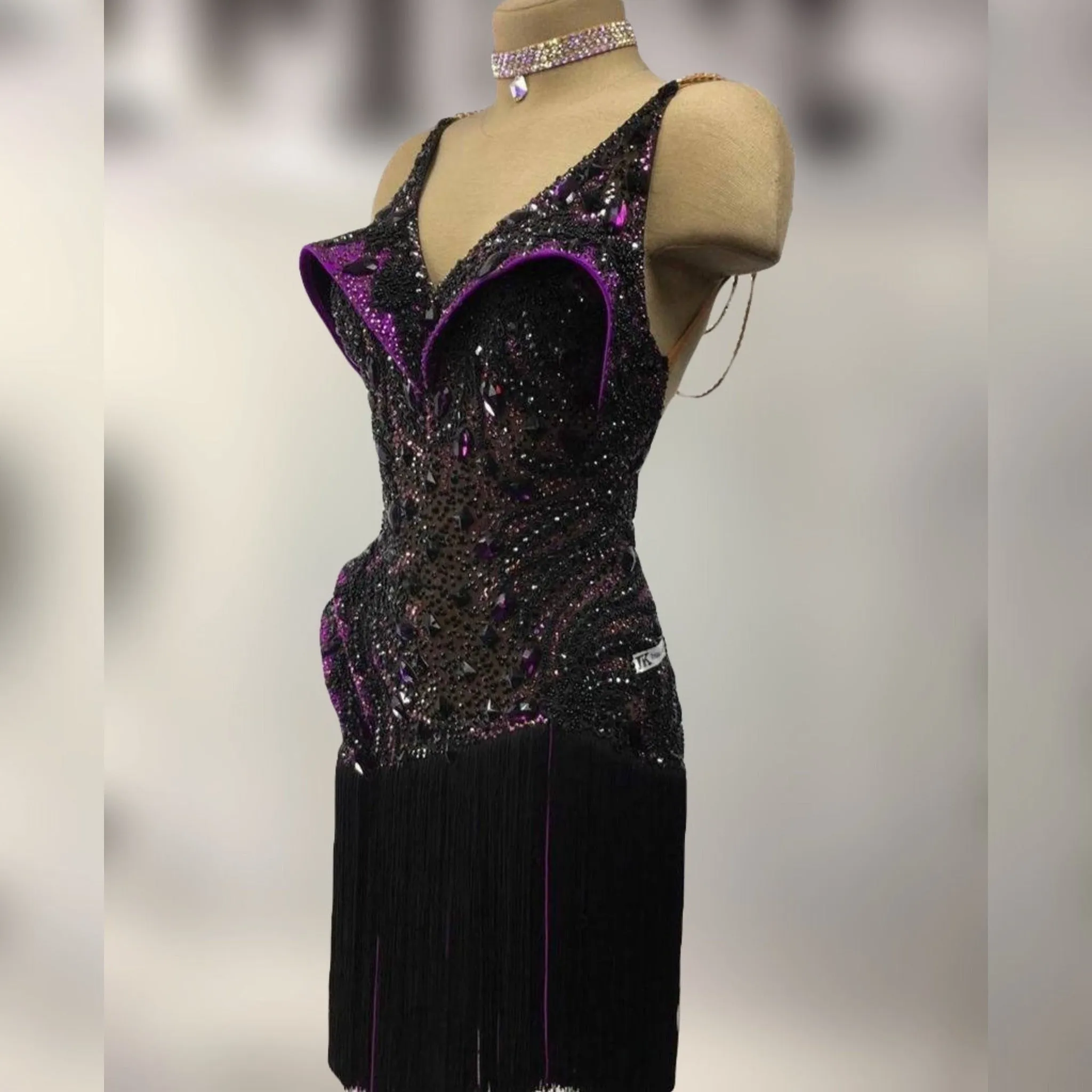 Purple Passion Latin Competition Dress