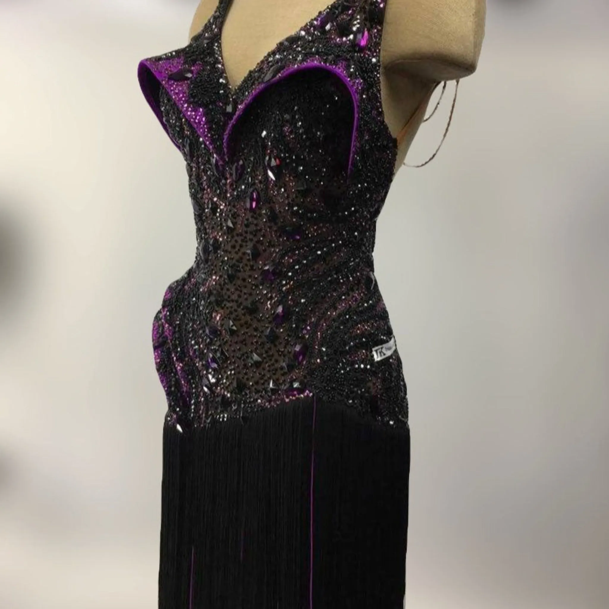 Purple Passion Latin Competition Dress