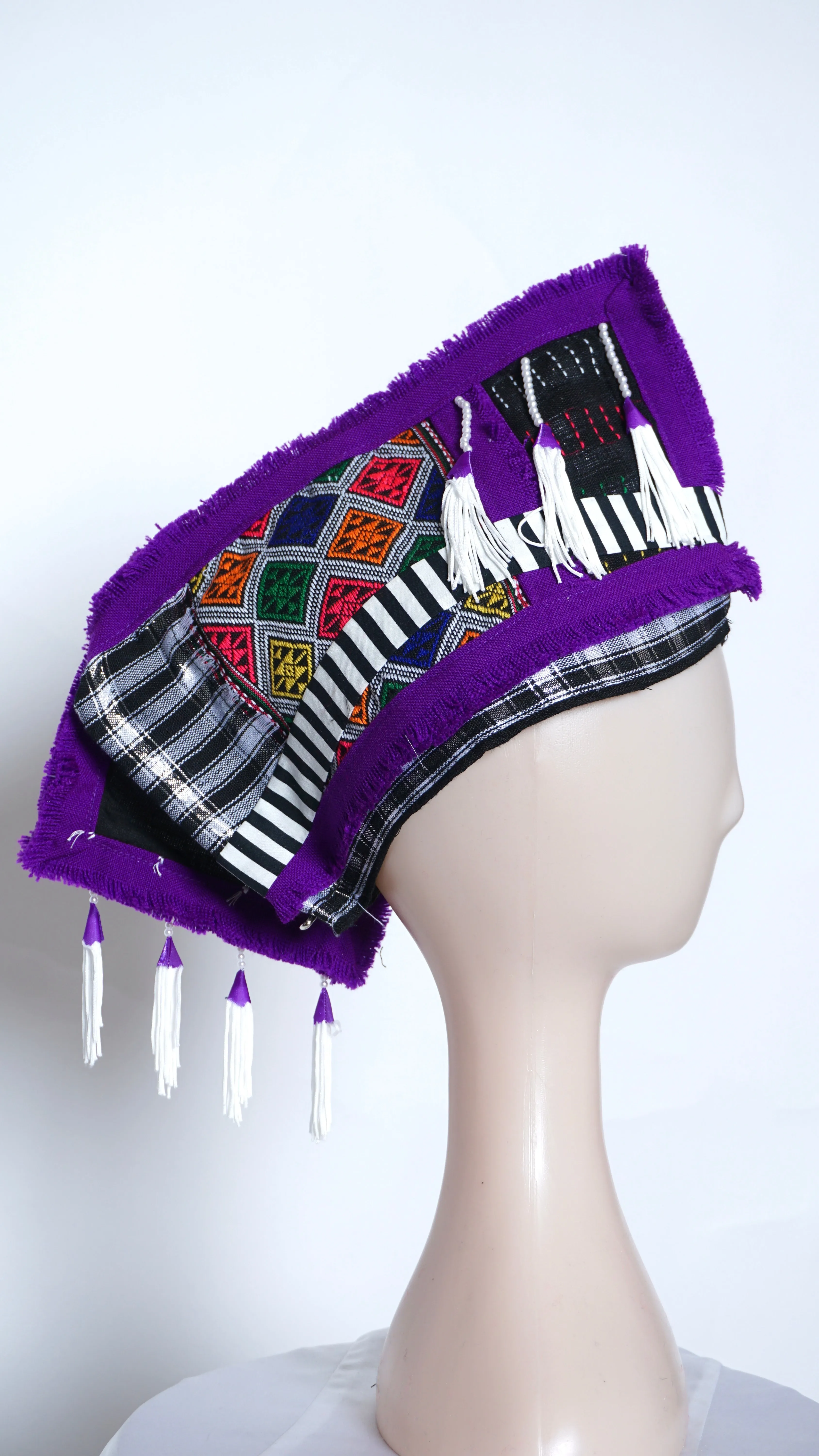 Purple Rooster Hat