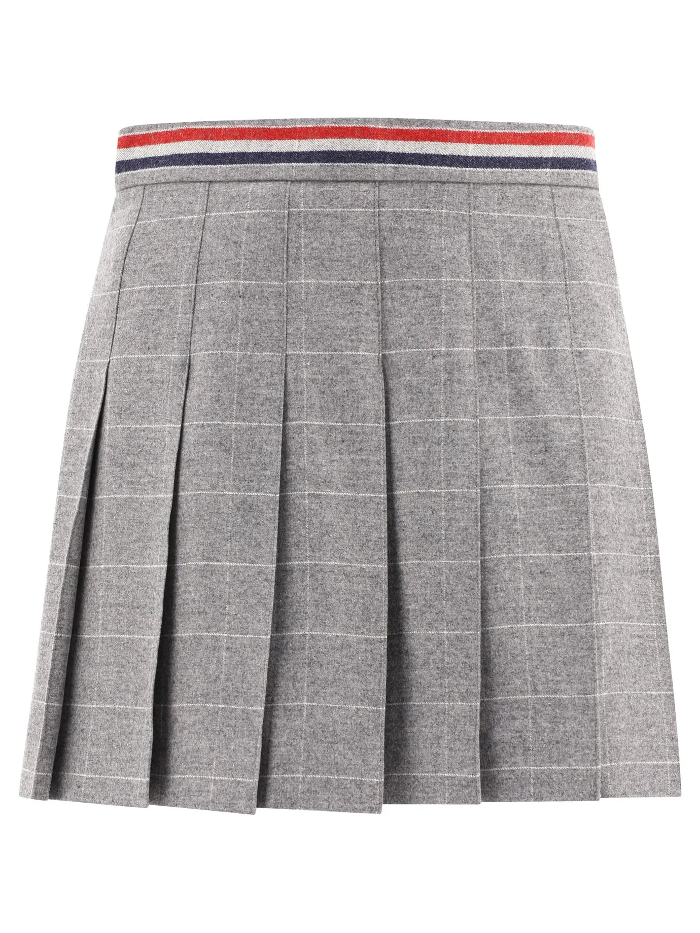 "RWB" PLEATED SKIRT