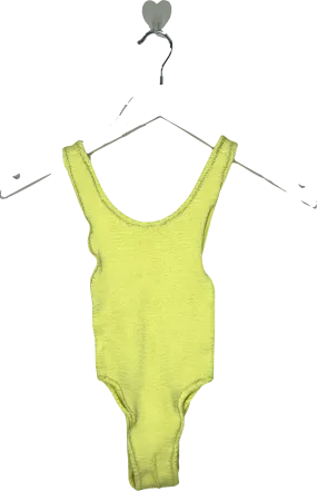 Reina Olga Yellow Ruby Scrunch Swimsuit One Size