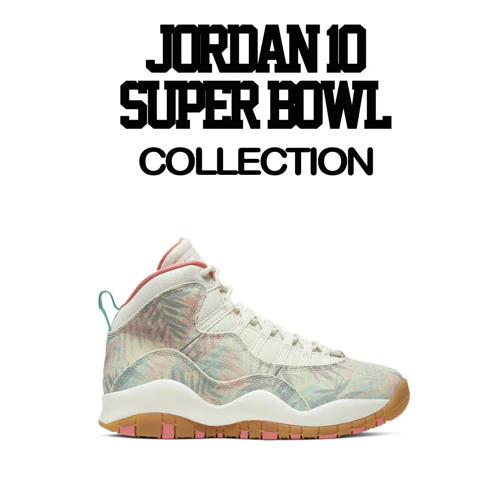 Retro 10 Super Bowl LIV Shirt - Love Kicks - Teal