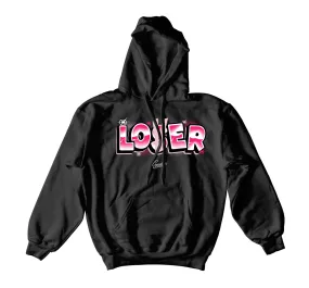 Retro 5 Arctic Orange Hoody - Lover Loser - Black