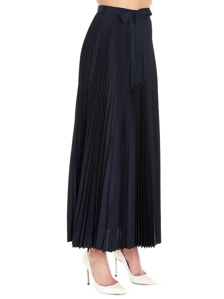 'S Max Mara Pleated Skirt Top and Tee Set