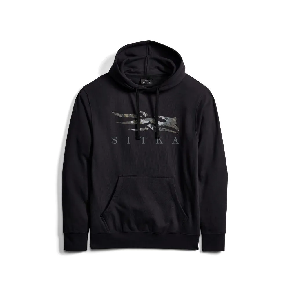 'Sitka' Men's Icon Optifade Pullover Hoody - Black Elevated II