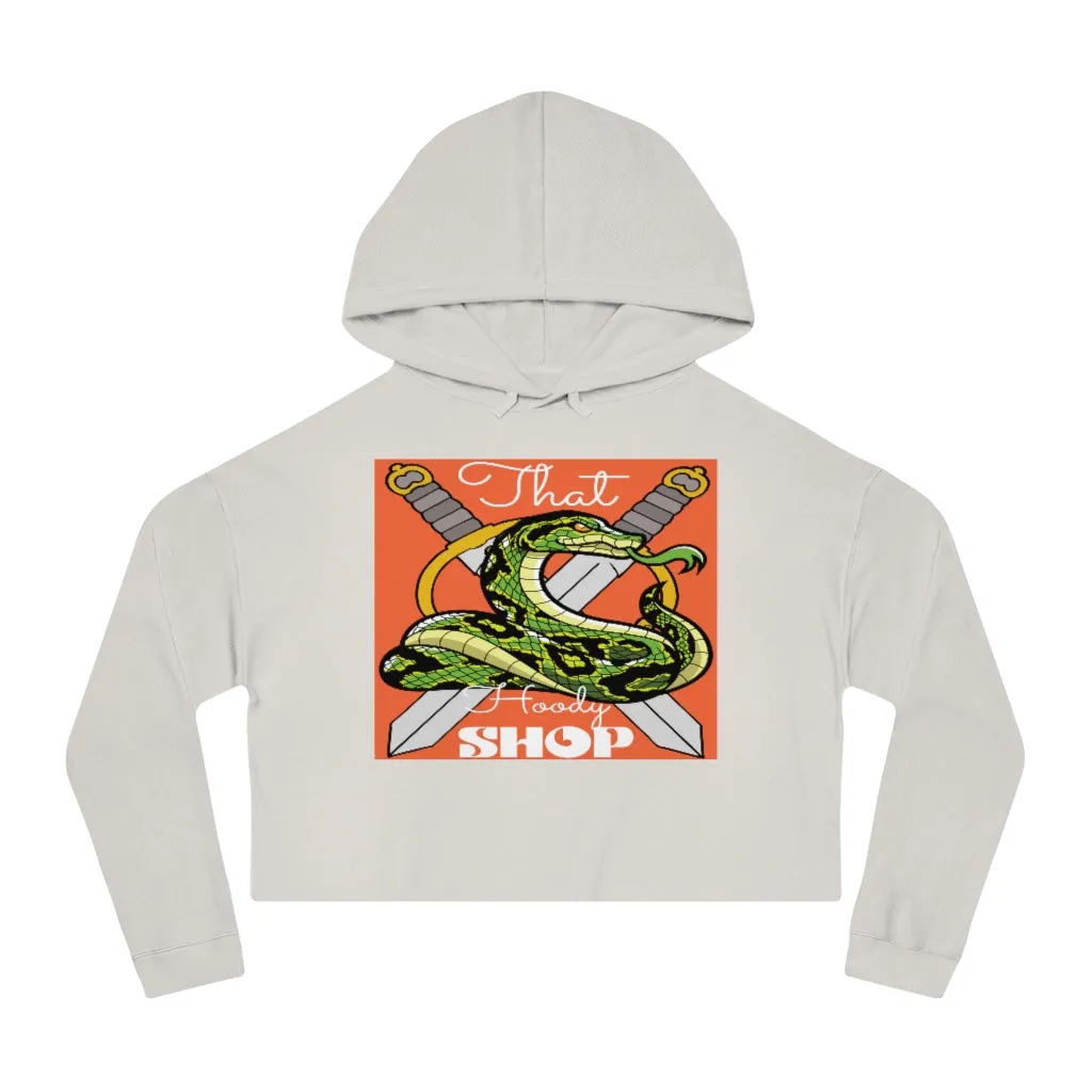 Snake Bite Cropped Hoodie