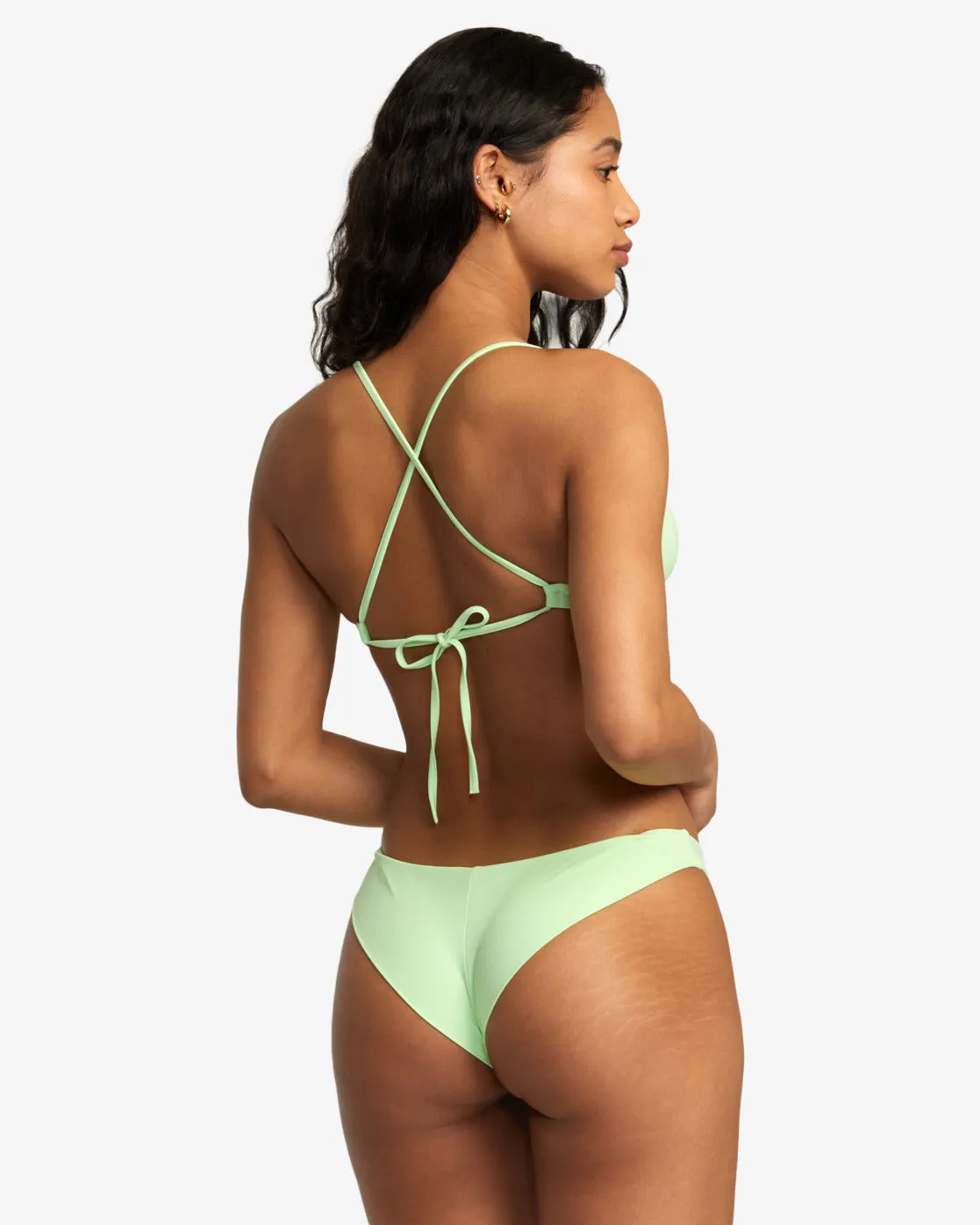 Solid Cheeky Bikini Bottoms - Glow