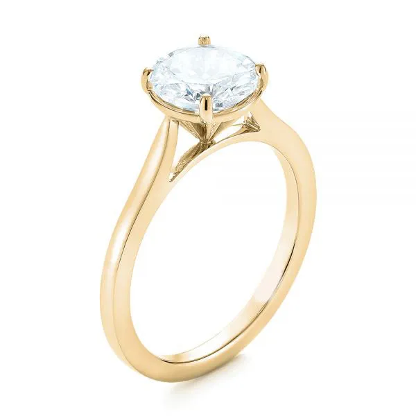 Solitaire Diamond Engagement Ring [Setting Only] - EC035