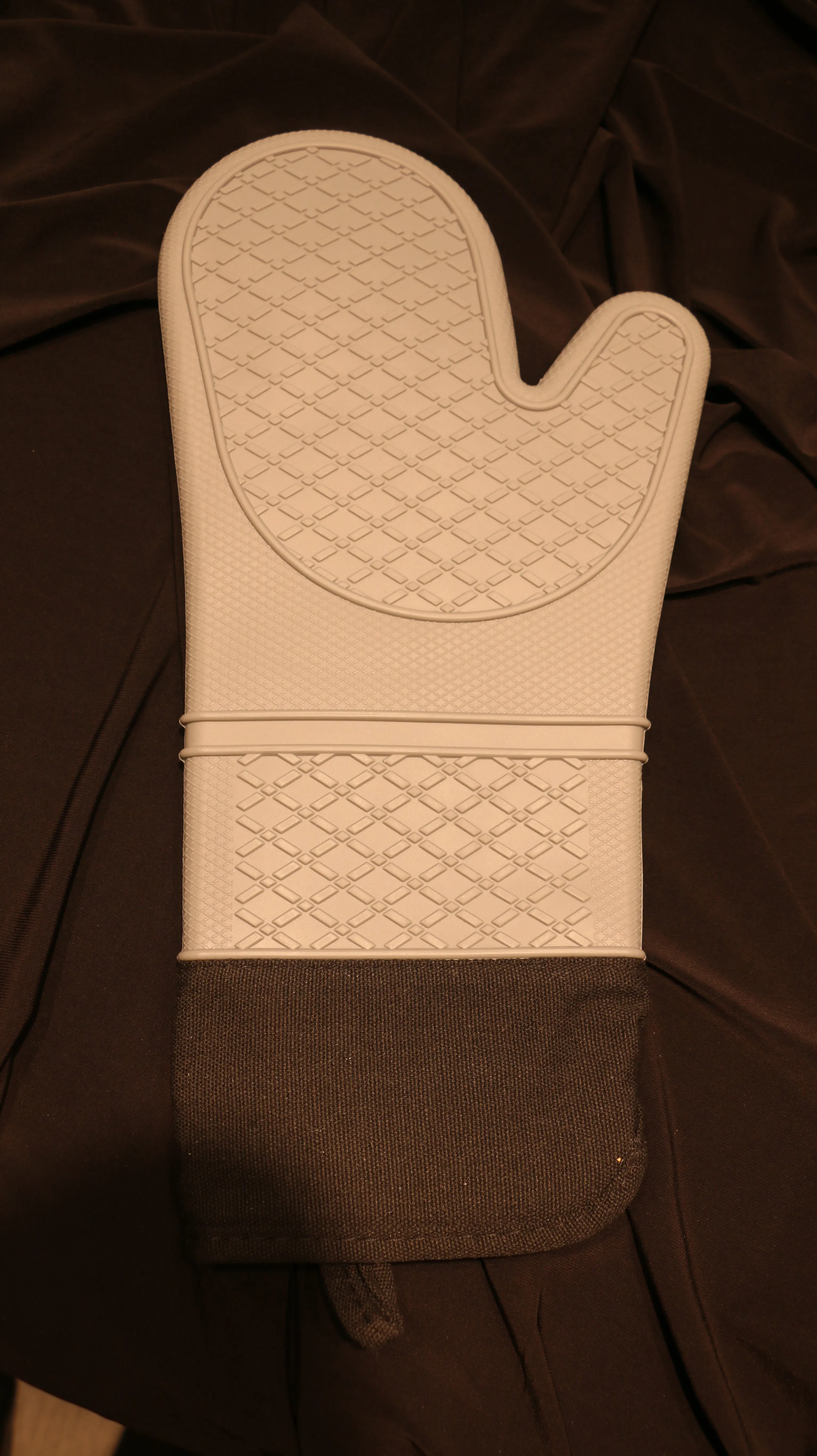 Starline Silicone Oven Mitt Gray