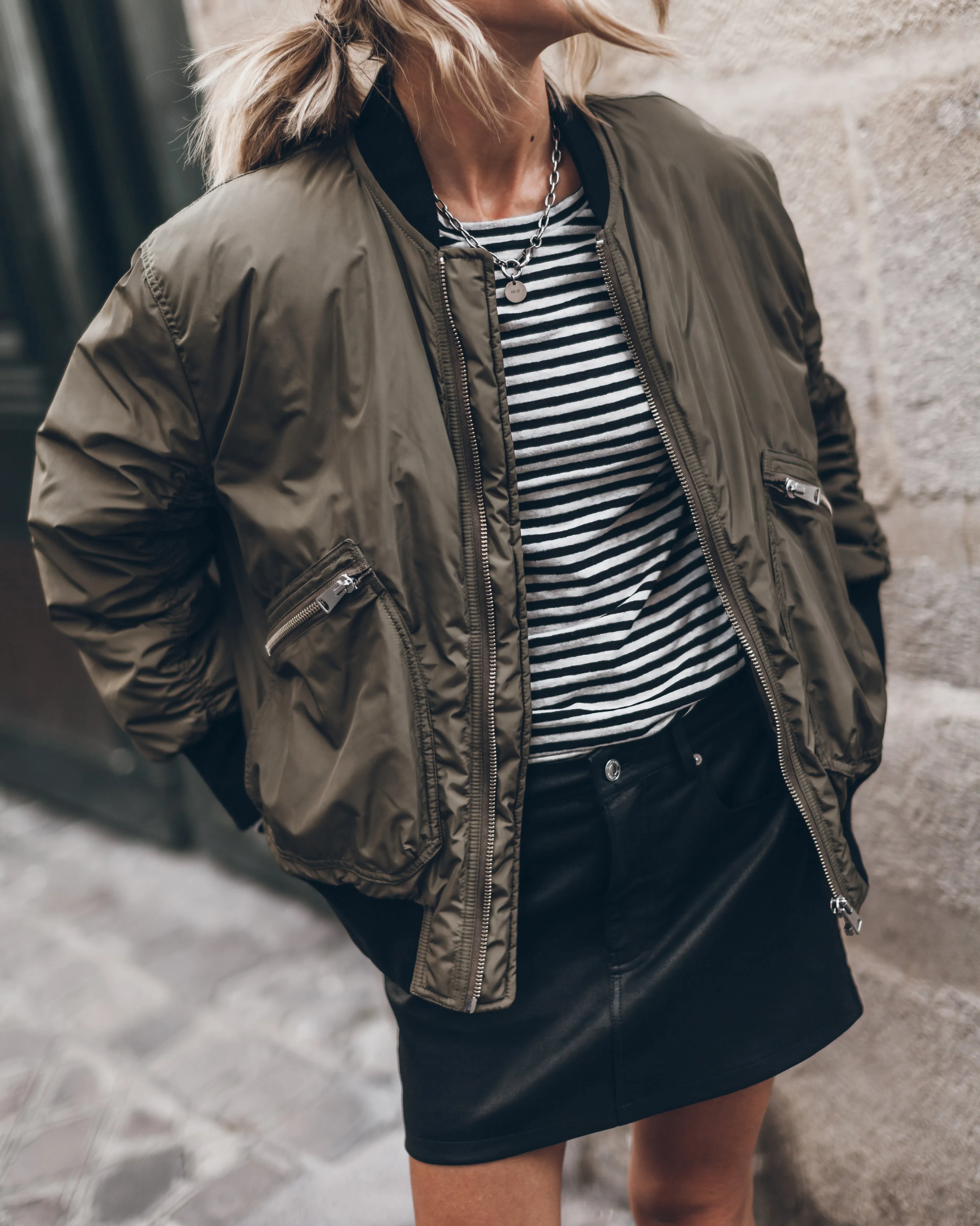 The Green Bomber Jacket