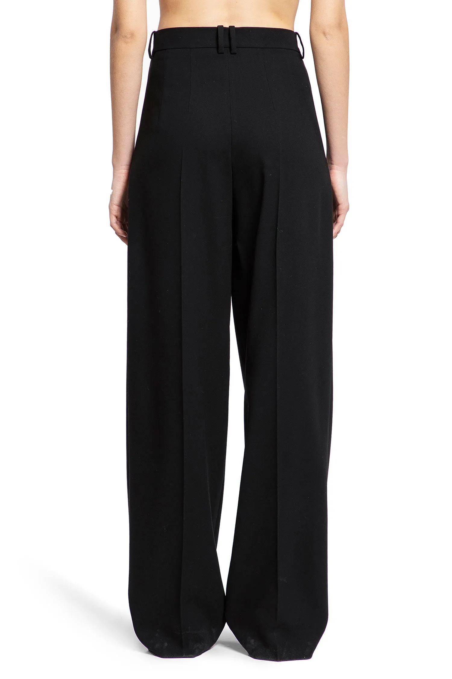 THE ROW WOMAN BLACK TROUSERS