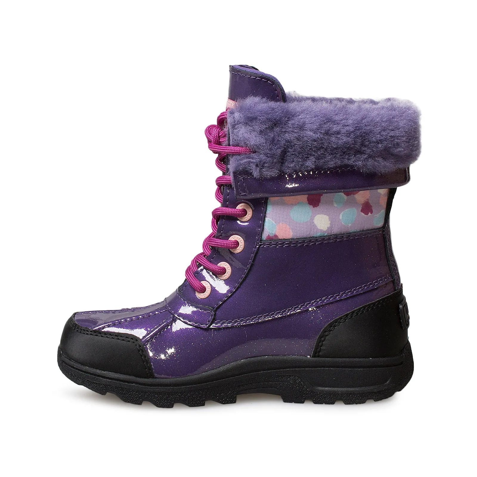 UGG Butte II Purple Velvet Boots - Youth