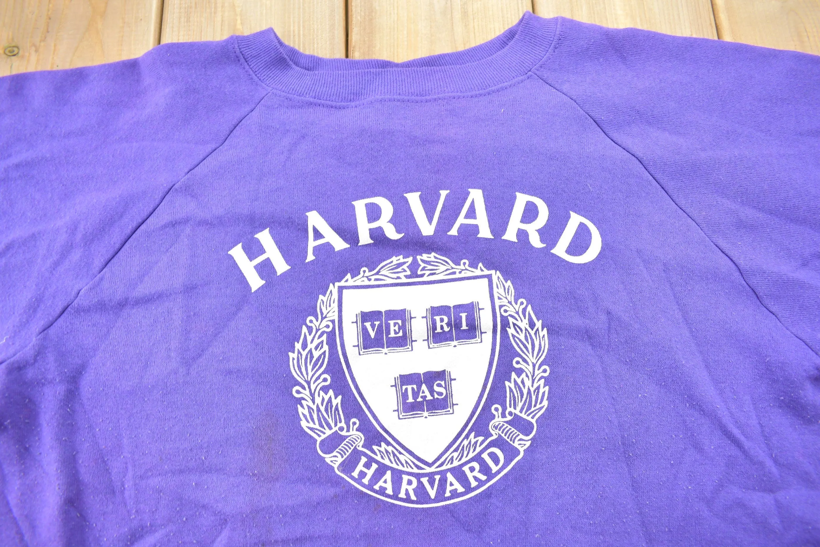 Vintage 1970s Harvard University Collegiate Champion Crewneck / Made In USA / Vintage Champion / Americana