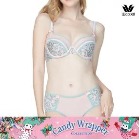 Wacoal Candy Wrapper บรามีโครง ฟองน้ำบาง 8 มิล รุ่น WB5P86  (เข้าคู่ MU5P86 ) สีเบจ (BE)