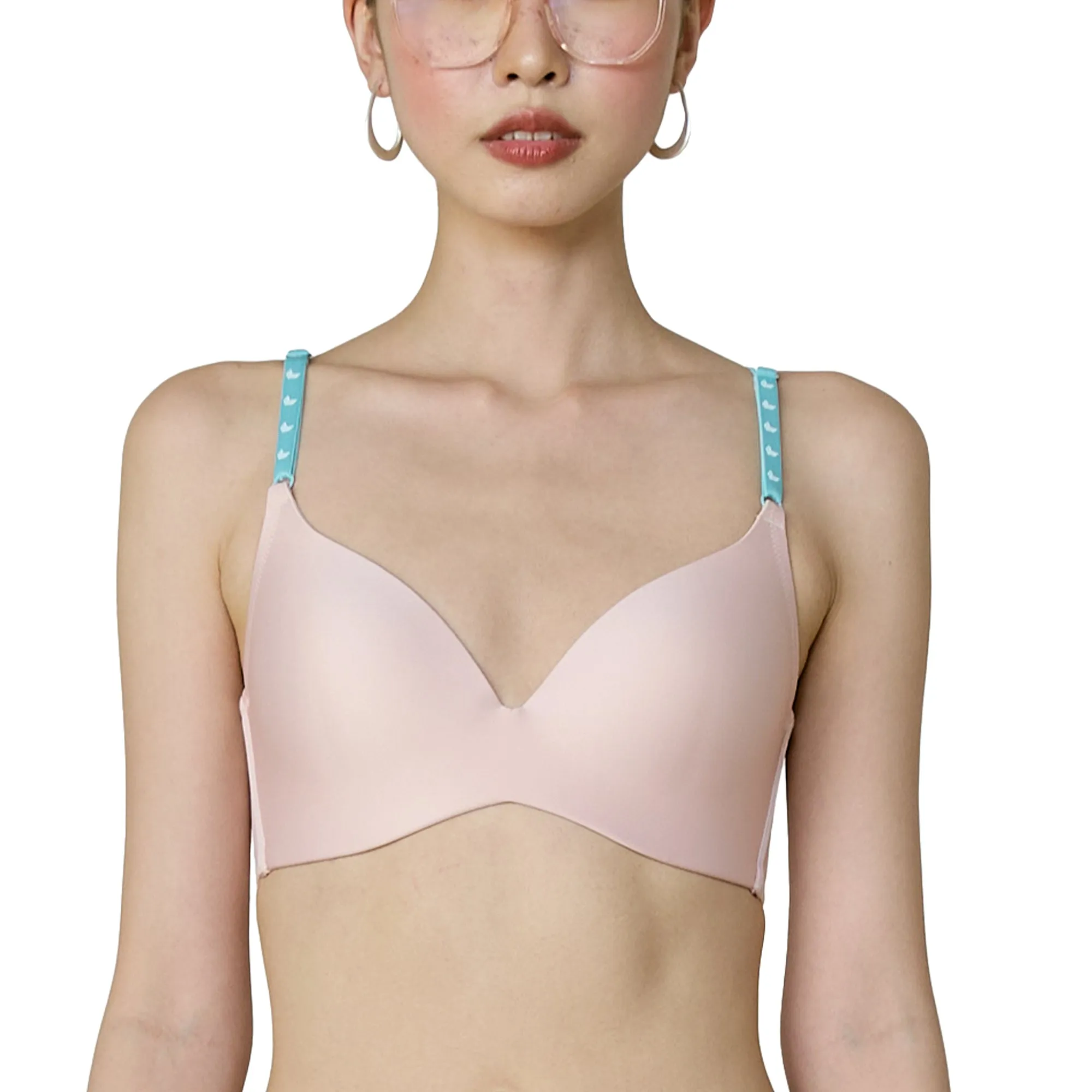 Wacoal Mood BUDDY BRA บราคู่ใจ พกได้ทุกที่ ใส่ง่าย พับง่าย พกง่าย  รุ่น MM1X86  สีเบจ (BE)