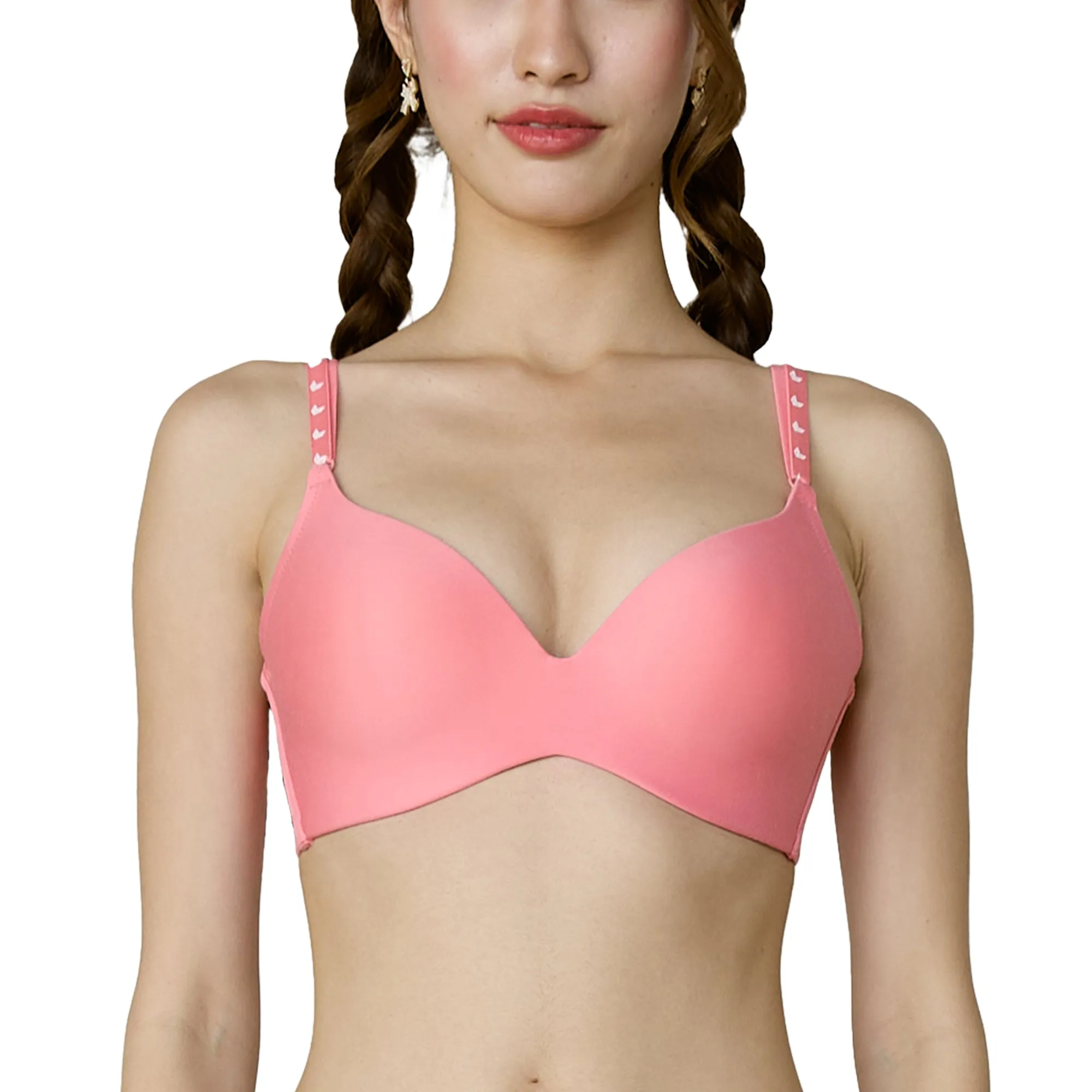 Wacoal Mood BUDDY BRA บราคู่ใจ พกได้ทุกที่ ใส่ง่าย พับง่าย พกง่าย  รุ่น MM1X86  สีแดง (RE)