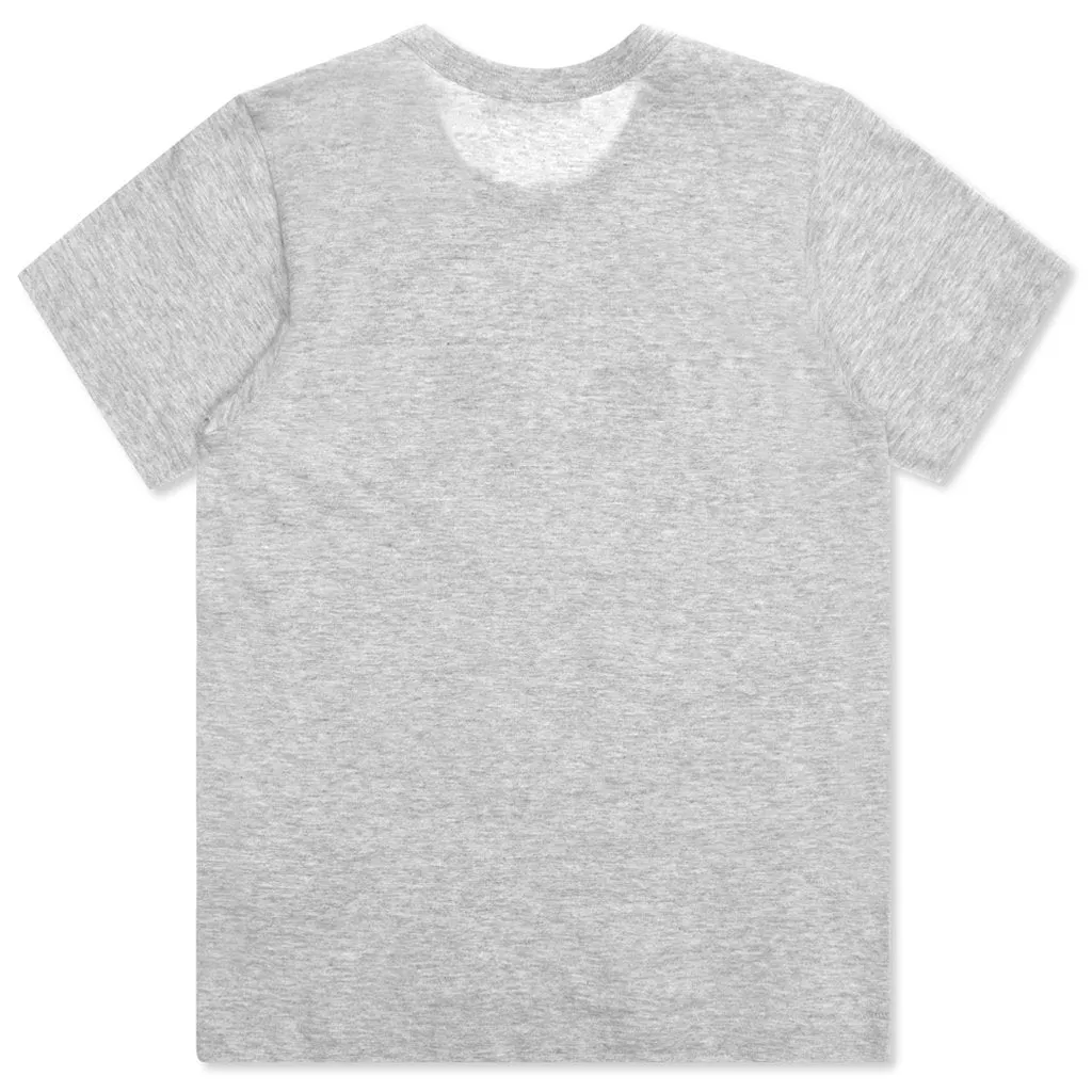 Women's Red Heart Sketch Tee - Grey