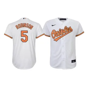 Youth Baltimore Orioles Brooks Robinson Replica Home Jersey - White